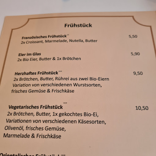 Café Zeitlos menu 2
